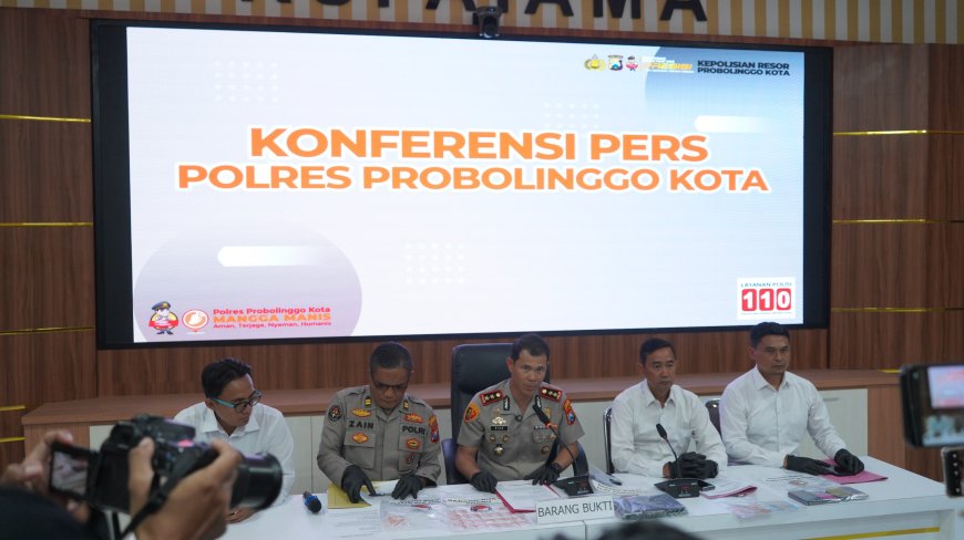 Polres Probolinggo Kota Ungkap Narkoba Amankan 9 Tersangka Pengedar Sabu
